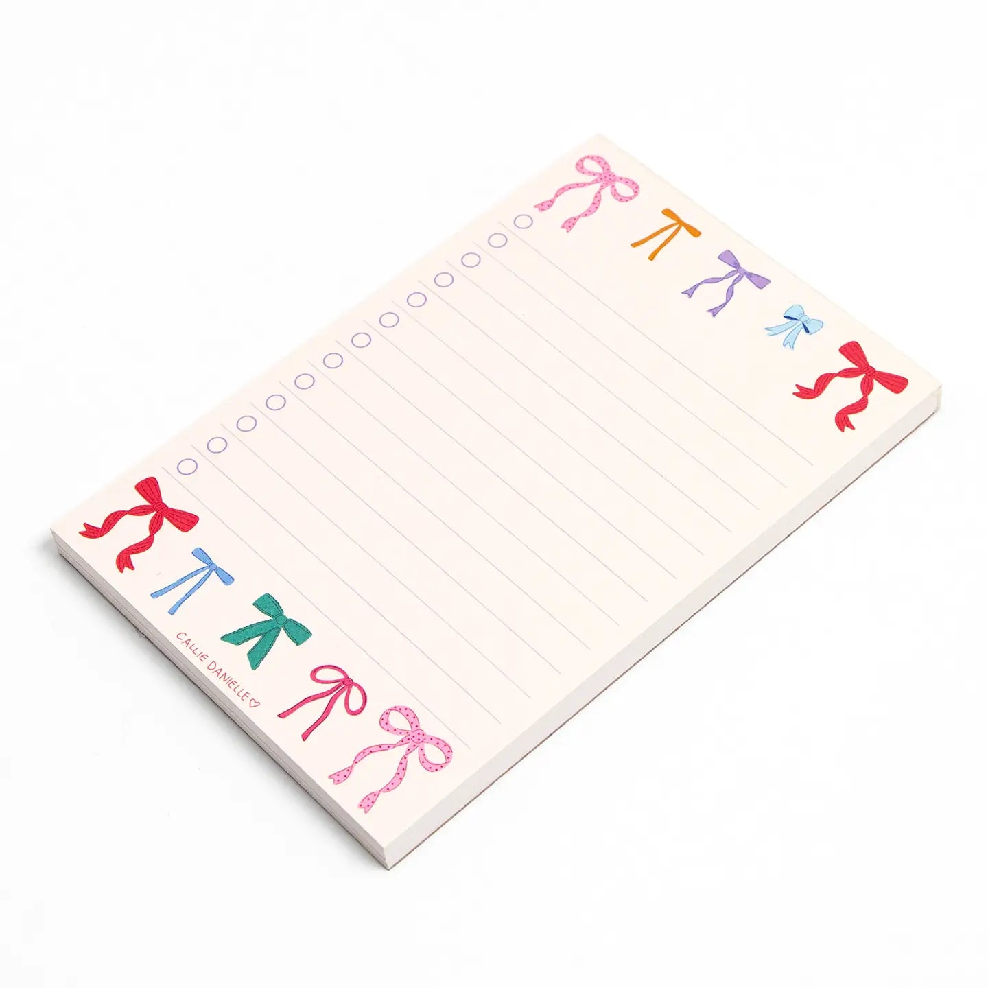 Coquette Bows To Do List Notepad - Joyful Collective