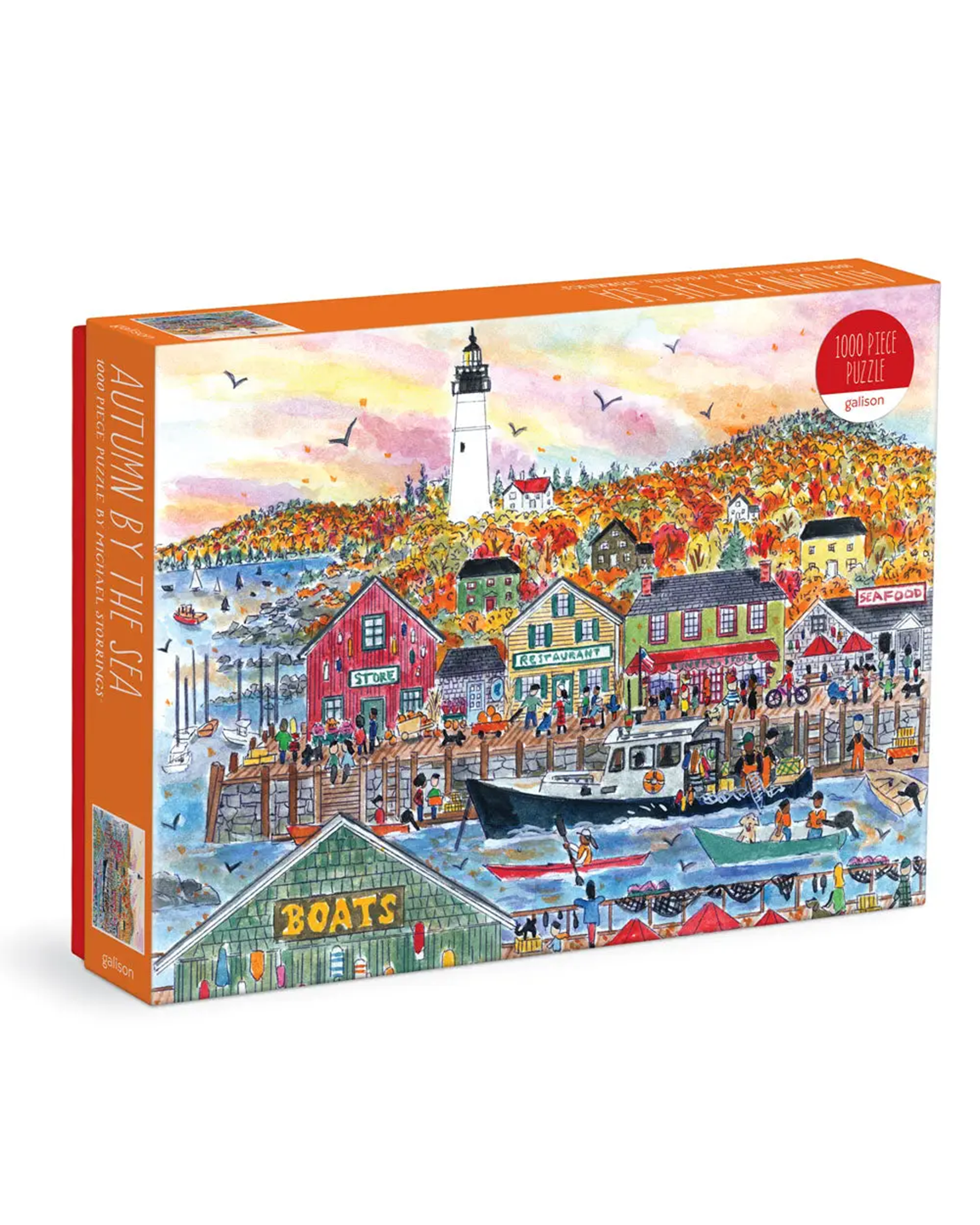 Michael Storrings Autumn By the Sea 1000 Piece Puzzle - Joyful Collective