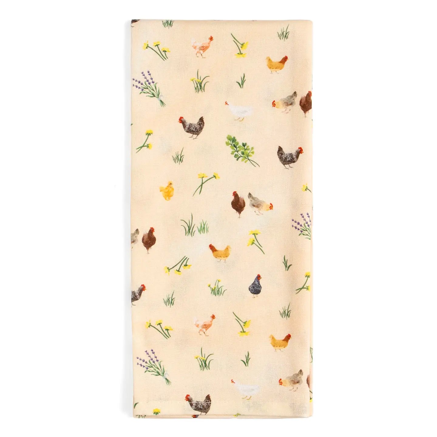 Chicken Meadows Kitchen Towel - Joyful Collective