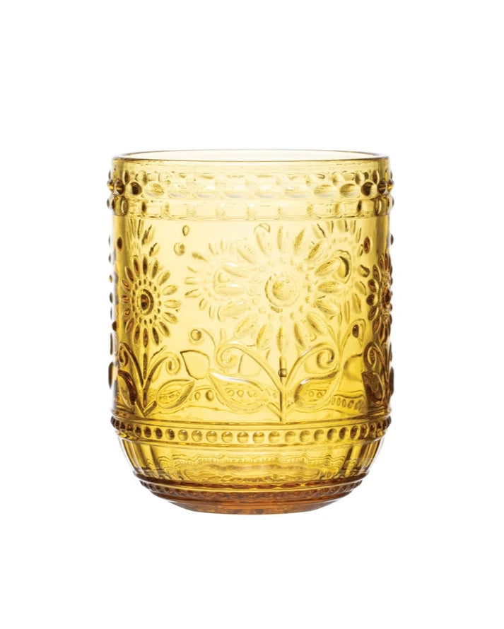 Embossed Drinking Glass - Joyful Collective