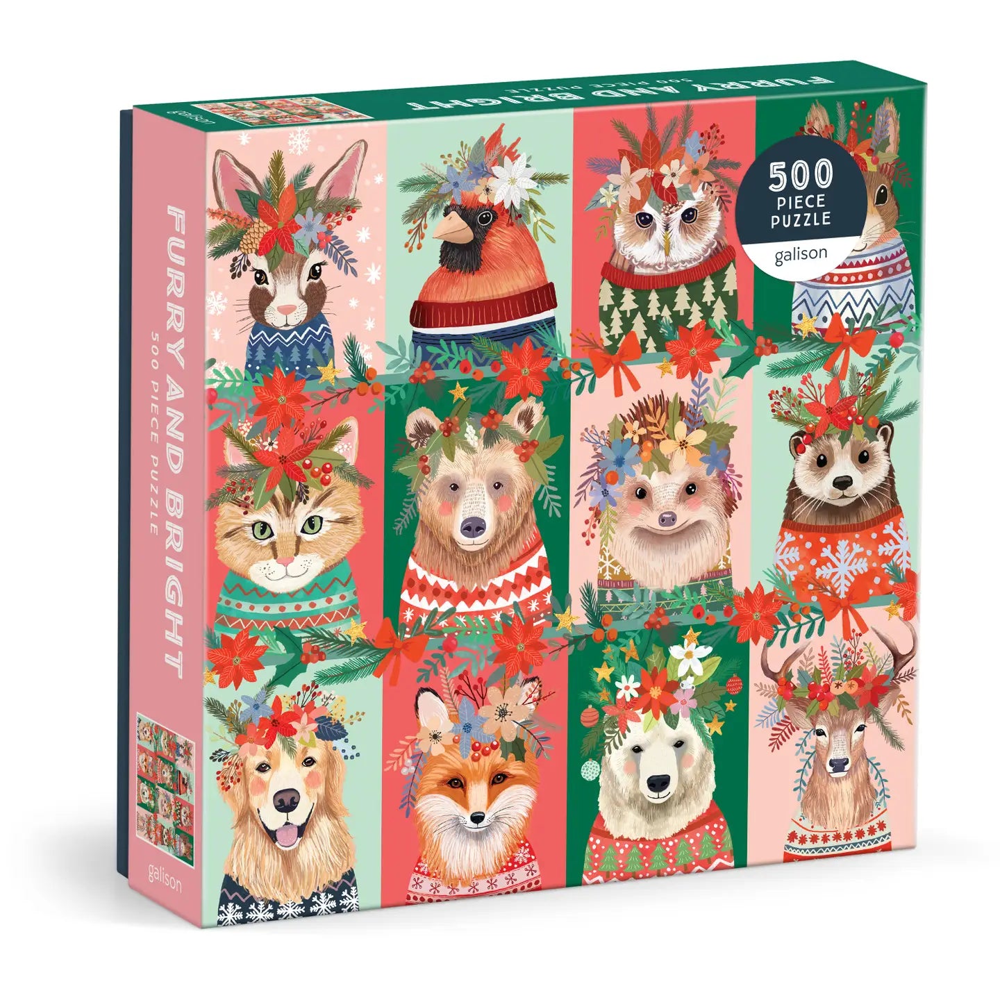 Furry and Bright 500 Piece Puzzle - Joyful Collective
