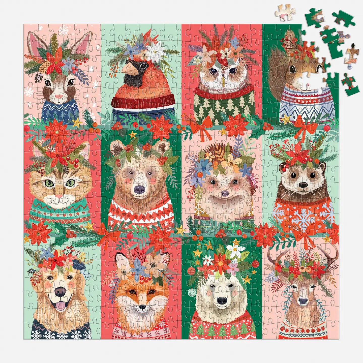 Furry and Bright 500 Piece Puzzle - Joyful Collective