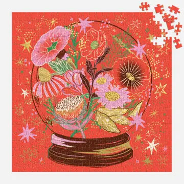 Flower Gazing 500 Piece Foil Puzzle - Joyful Collective
