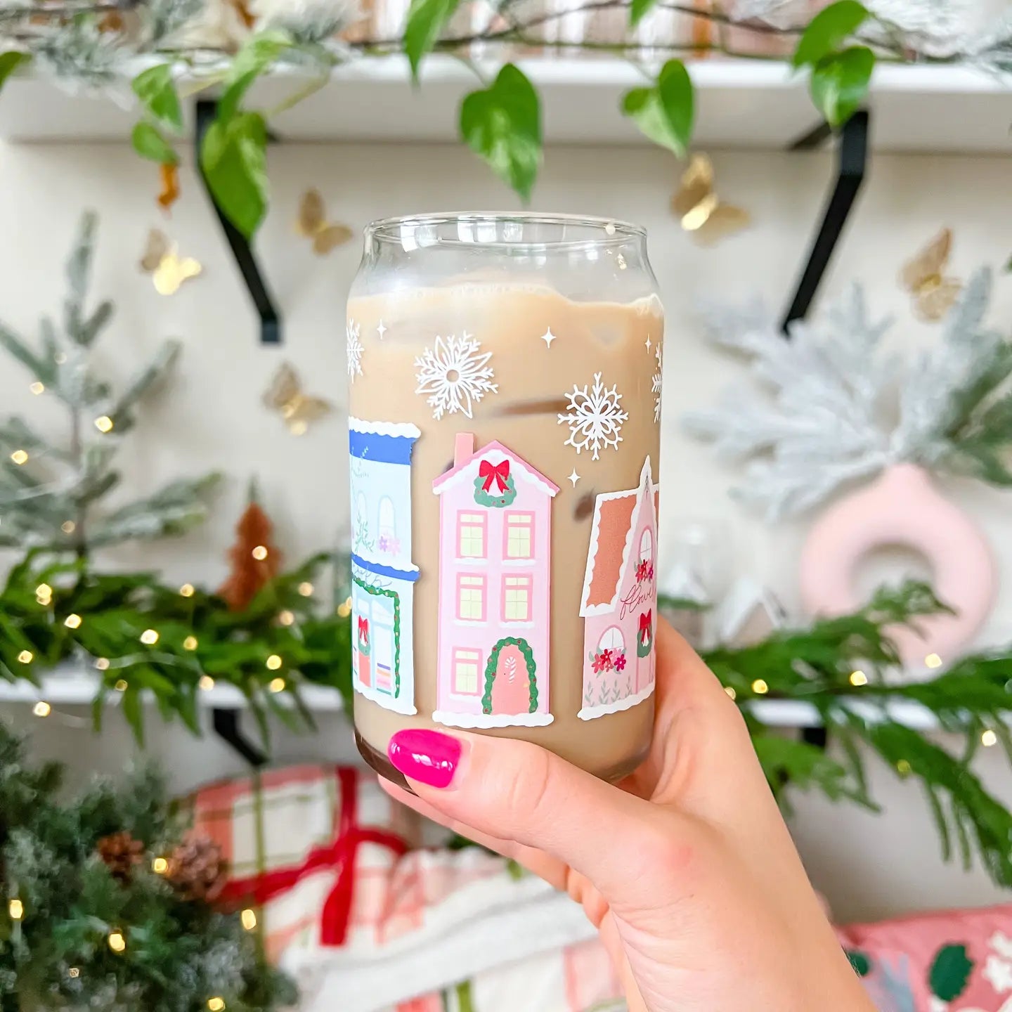 Holiday Town Glass - Joyful Collective