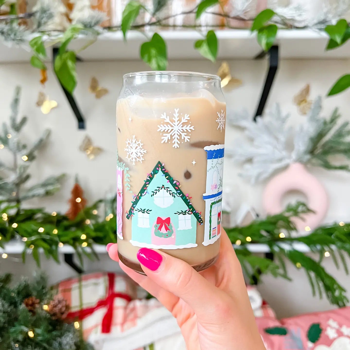 Holiday Town Glass - Joyful Collective