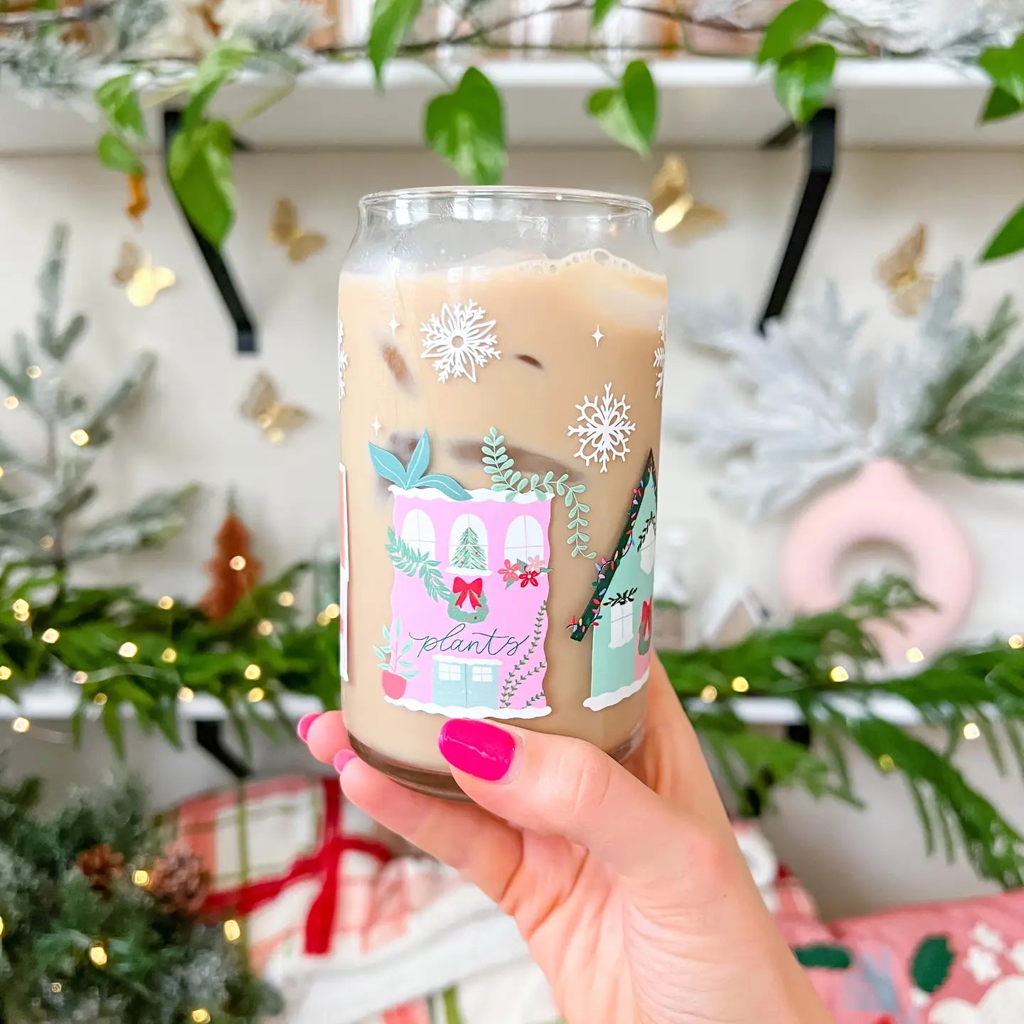 Holiday Town Glass - Joyful Collective