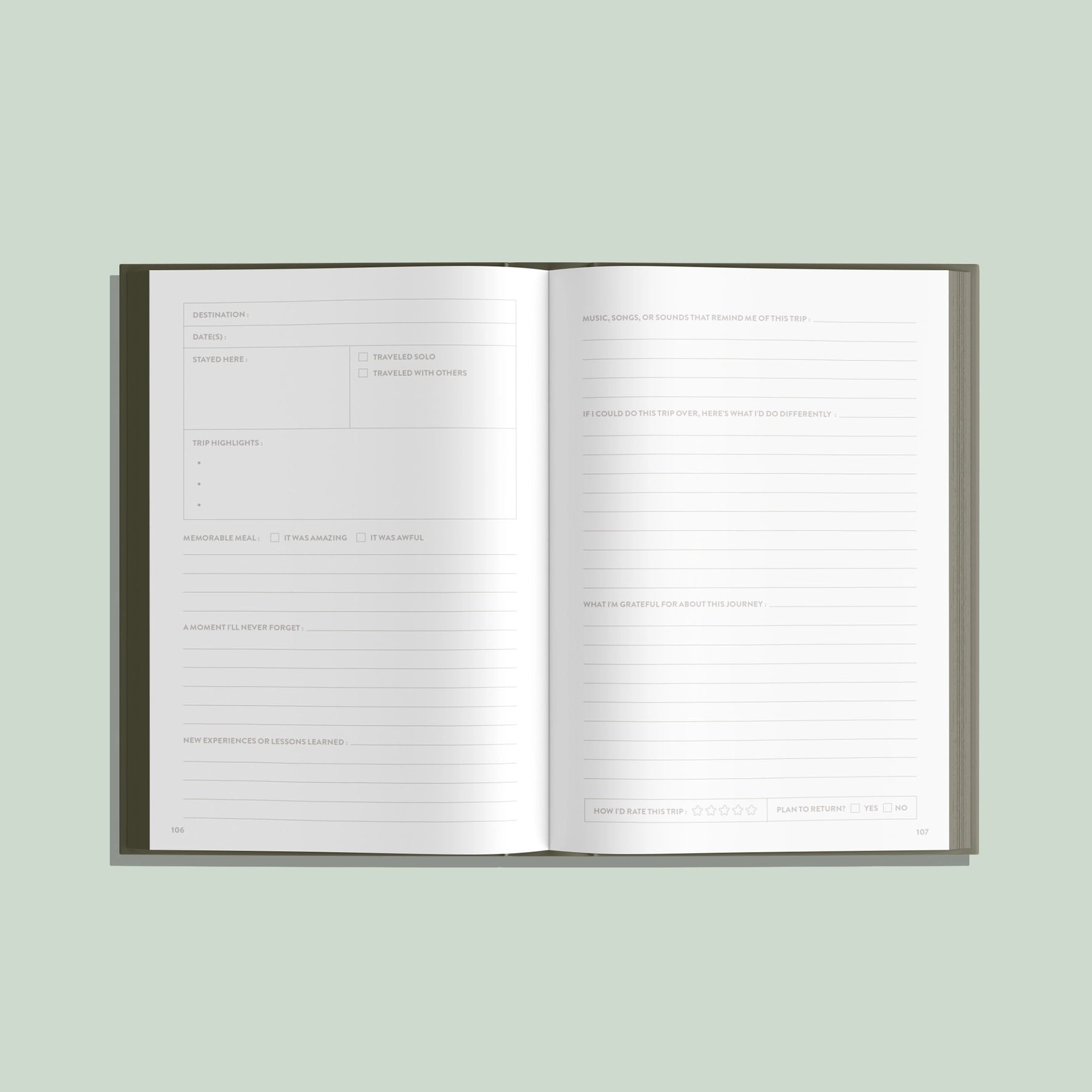 My Travel Journal: A Guided Journal - Joyful Collective