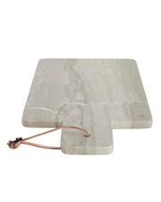 Marble Cutting Board with Leather Tie and Handle - Joyful Collective