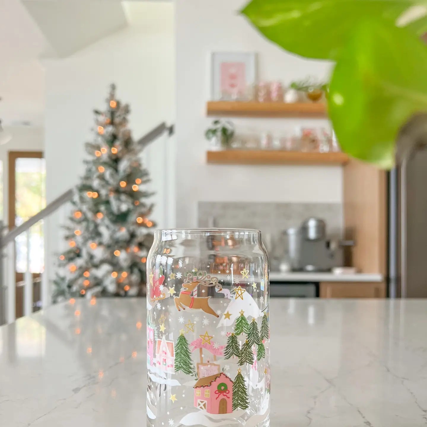 Winter Scene Glass - Joyful Collective