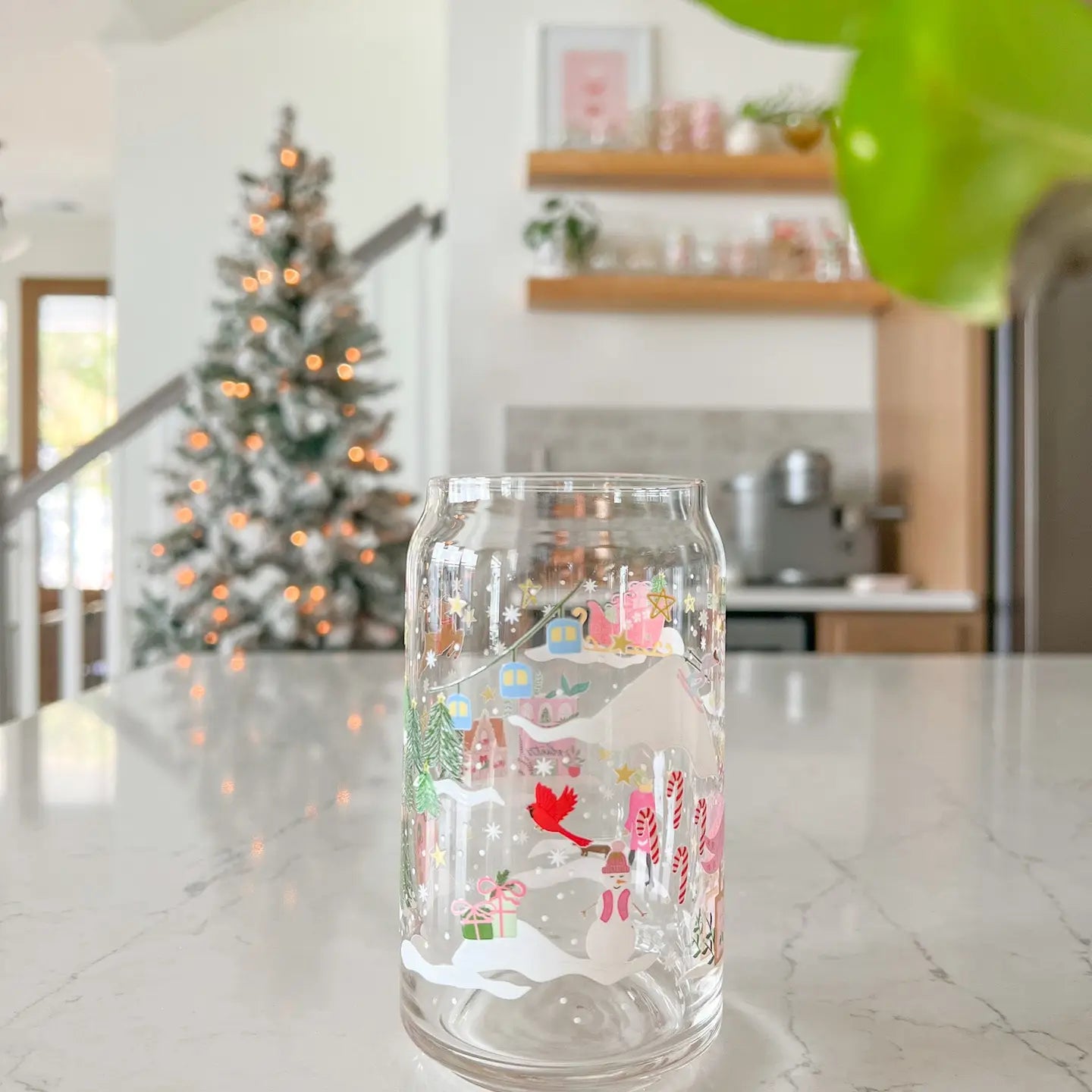 Winter Scene Glass - Joyful Collective
