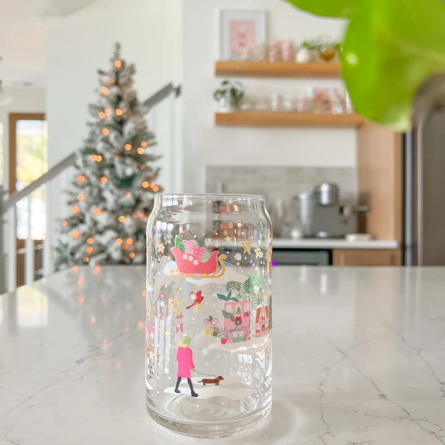 Winter Scene Glass - Joyful Collective