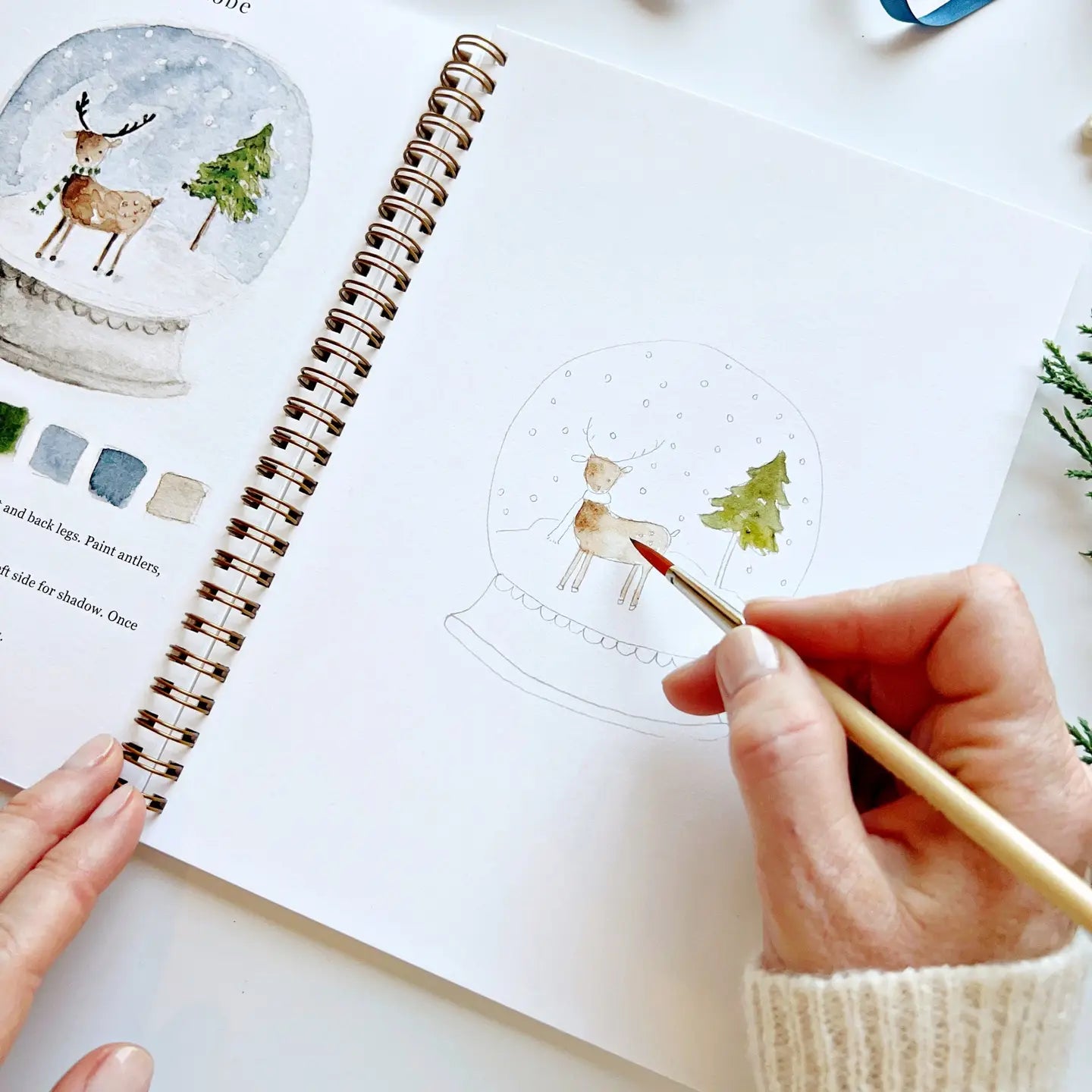 Winter Watercolor Workbook - Joyful Collective
