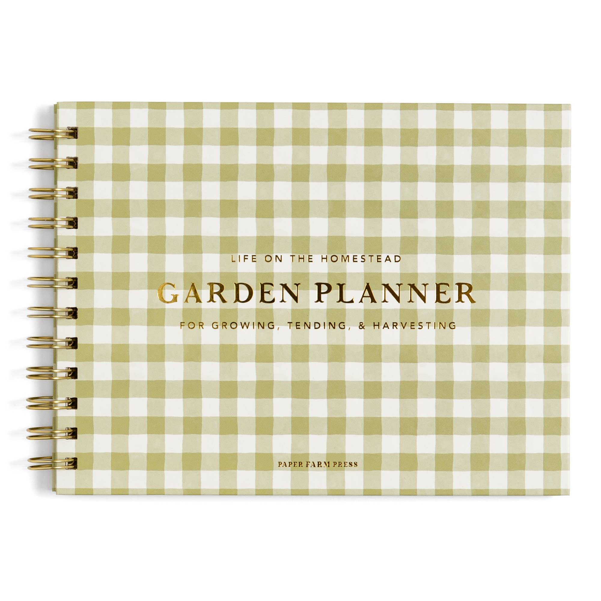 Life On The Homestead Garden Planner - Gingham