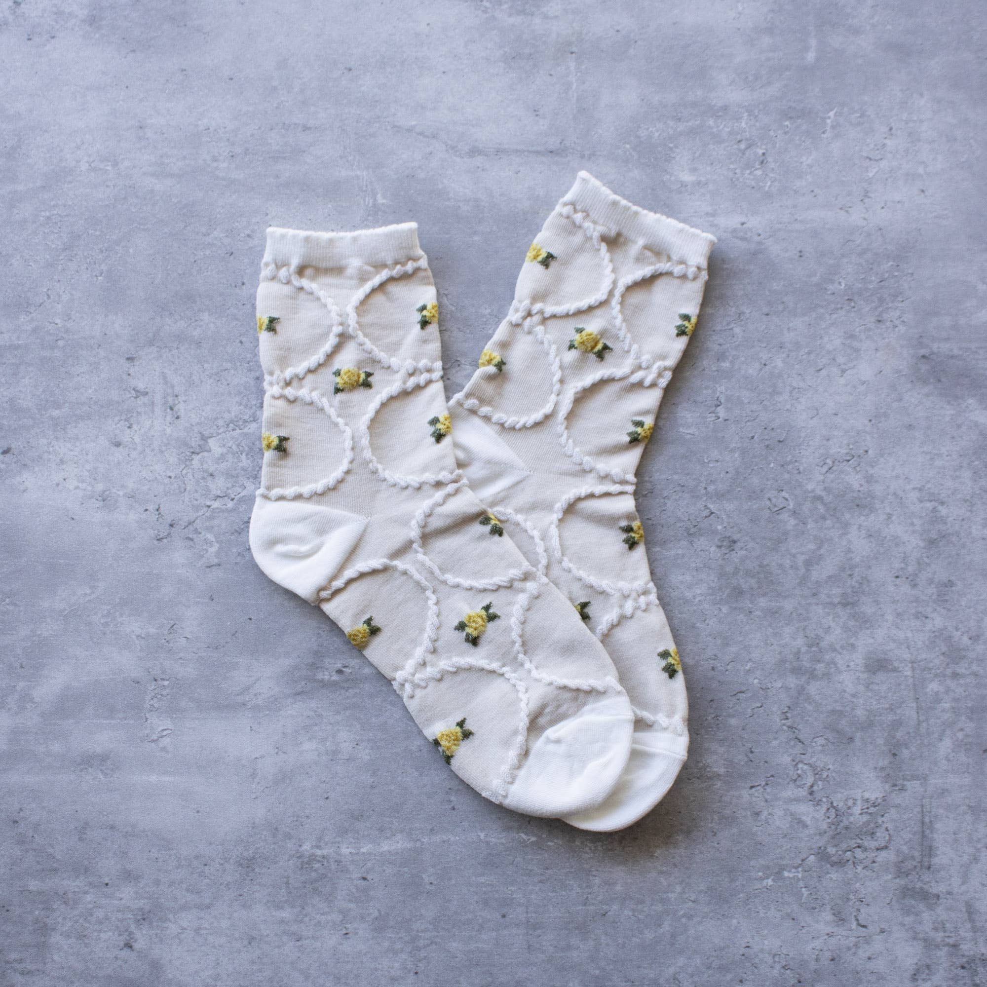 Antique Floral Socks