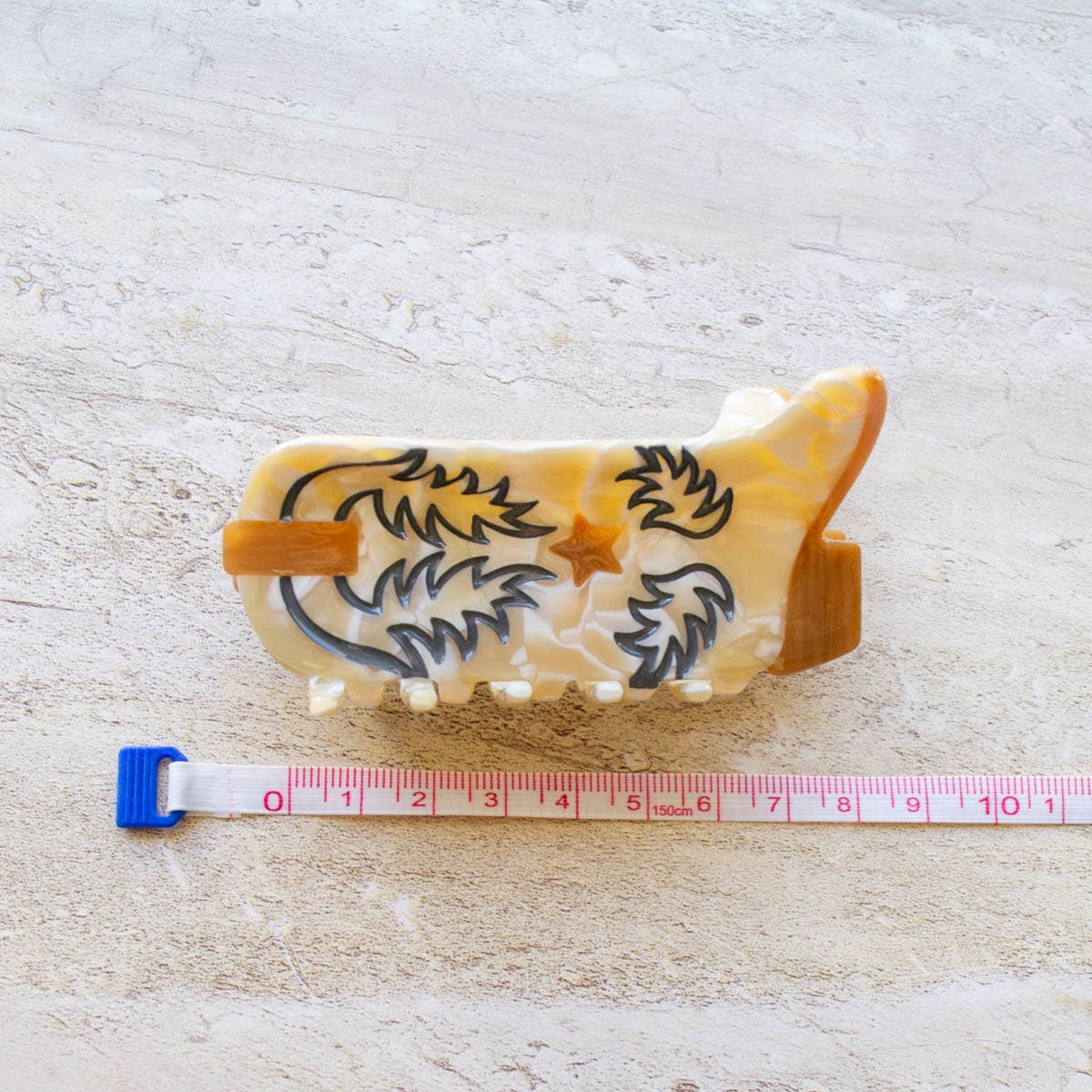 Eco Western Cowboy Boots Hair Claw Clip