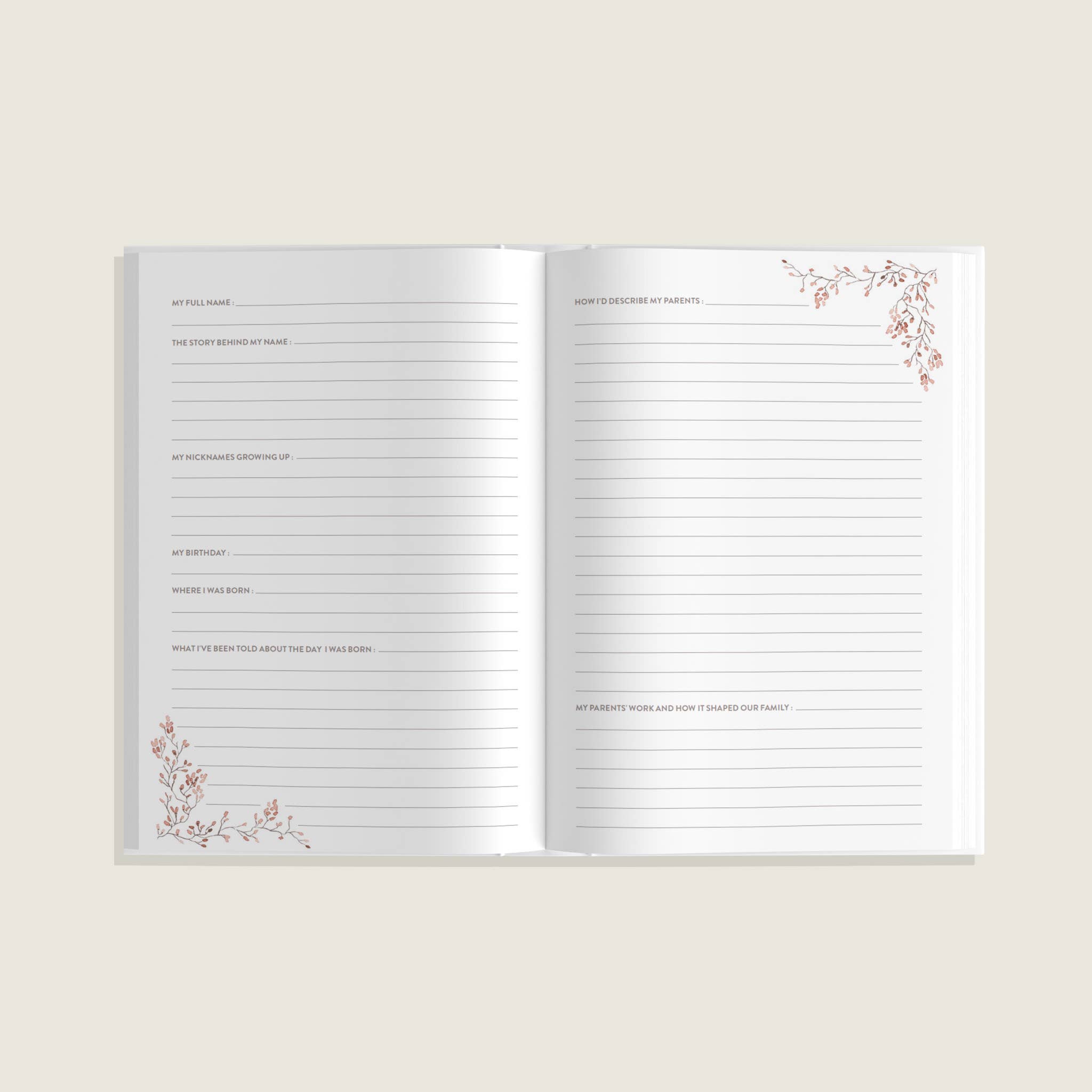 Aunt's Story: A Memory and Keepsake Journal for My Family