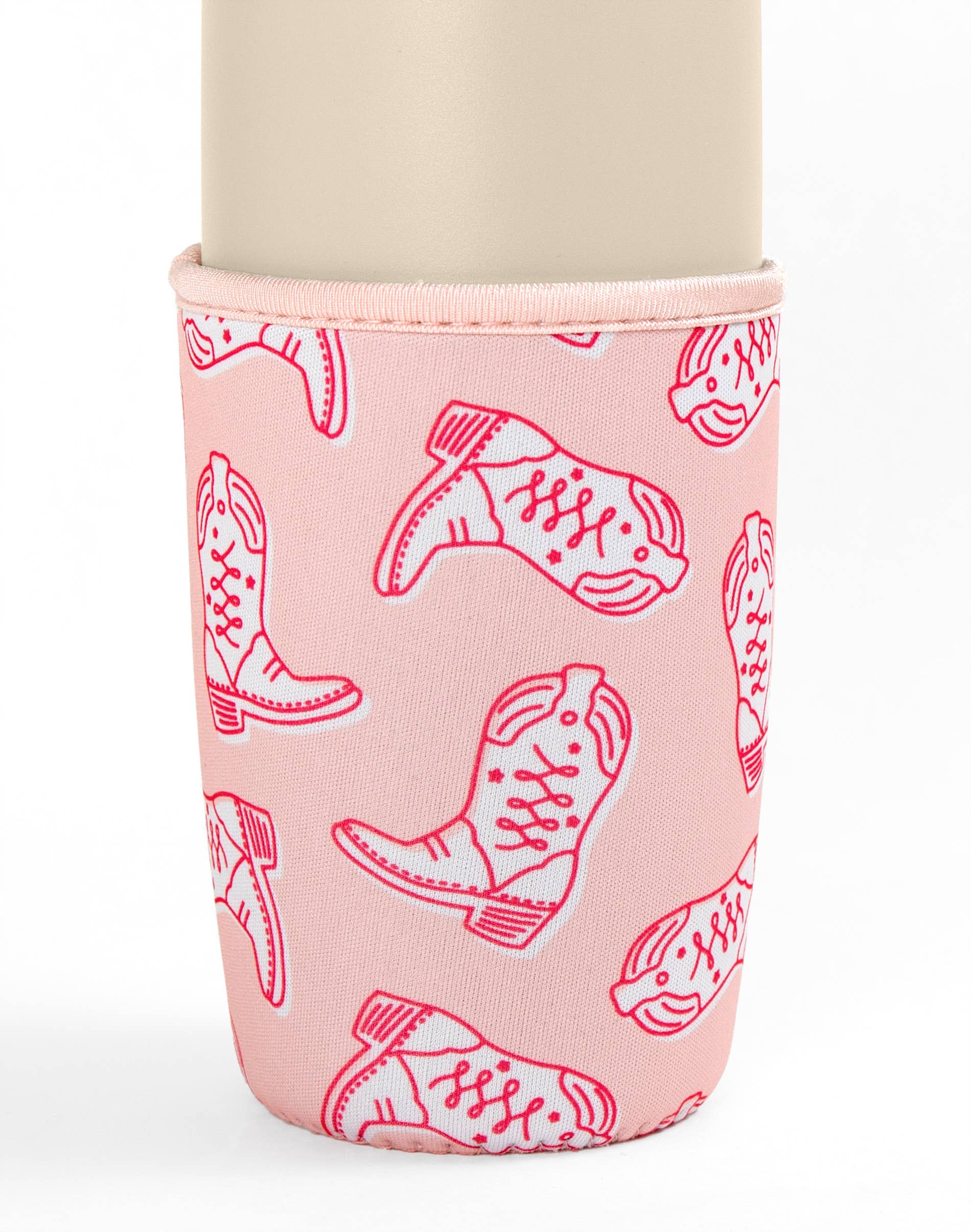 Western Cowgirl Boots Drink Sleeve- Medium