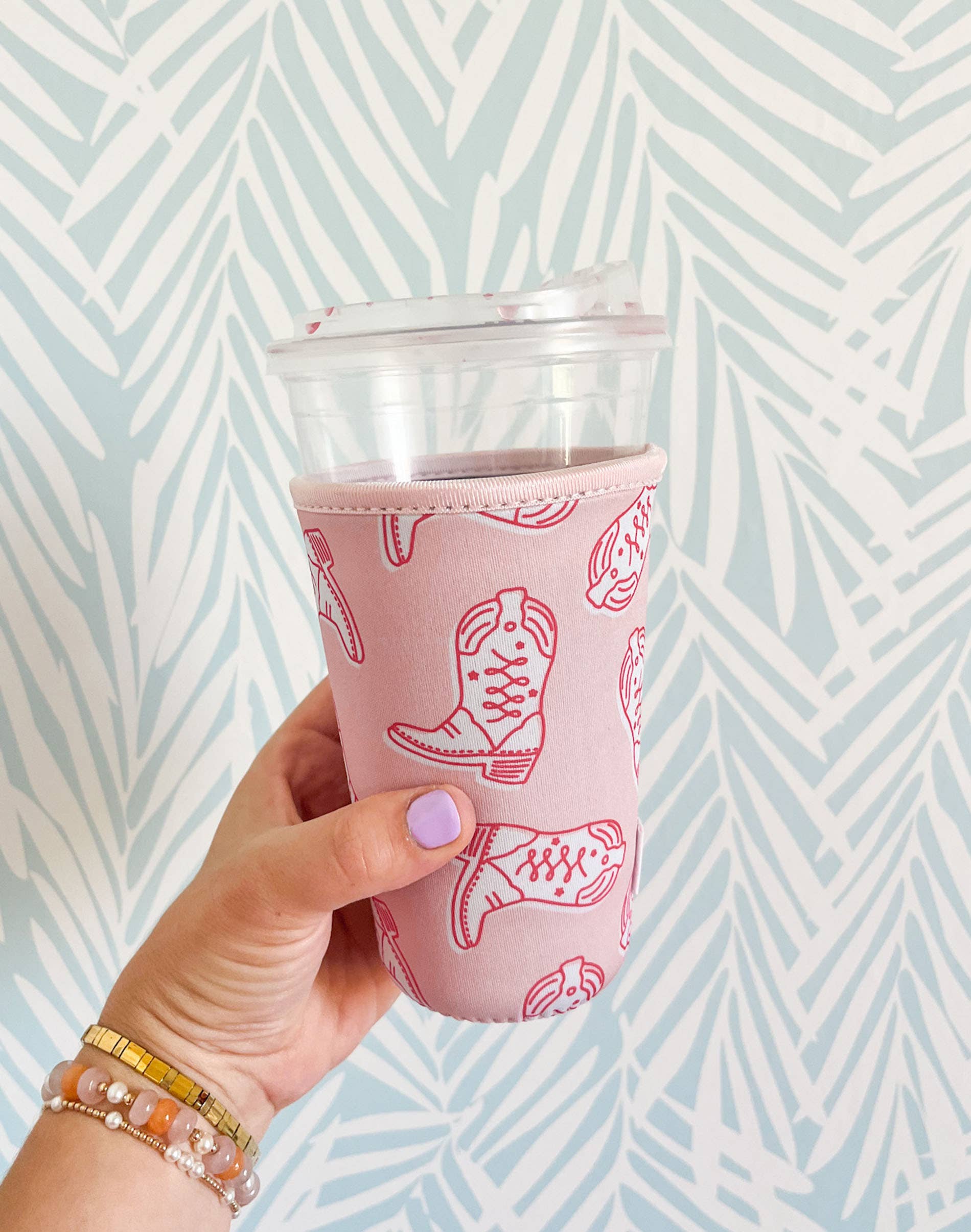 Western Cowgirl Boots Drink Sleeve- Medium