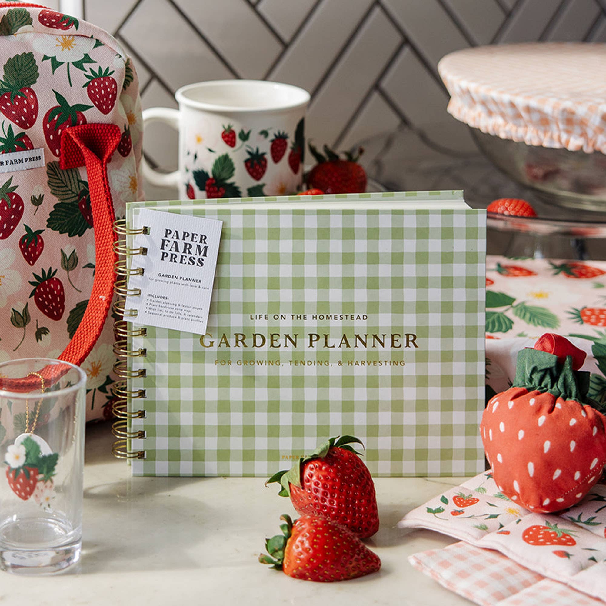 Life On The Homestead Garden Planner - Gingham