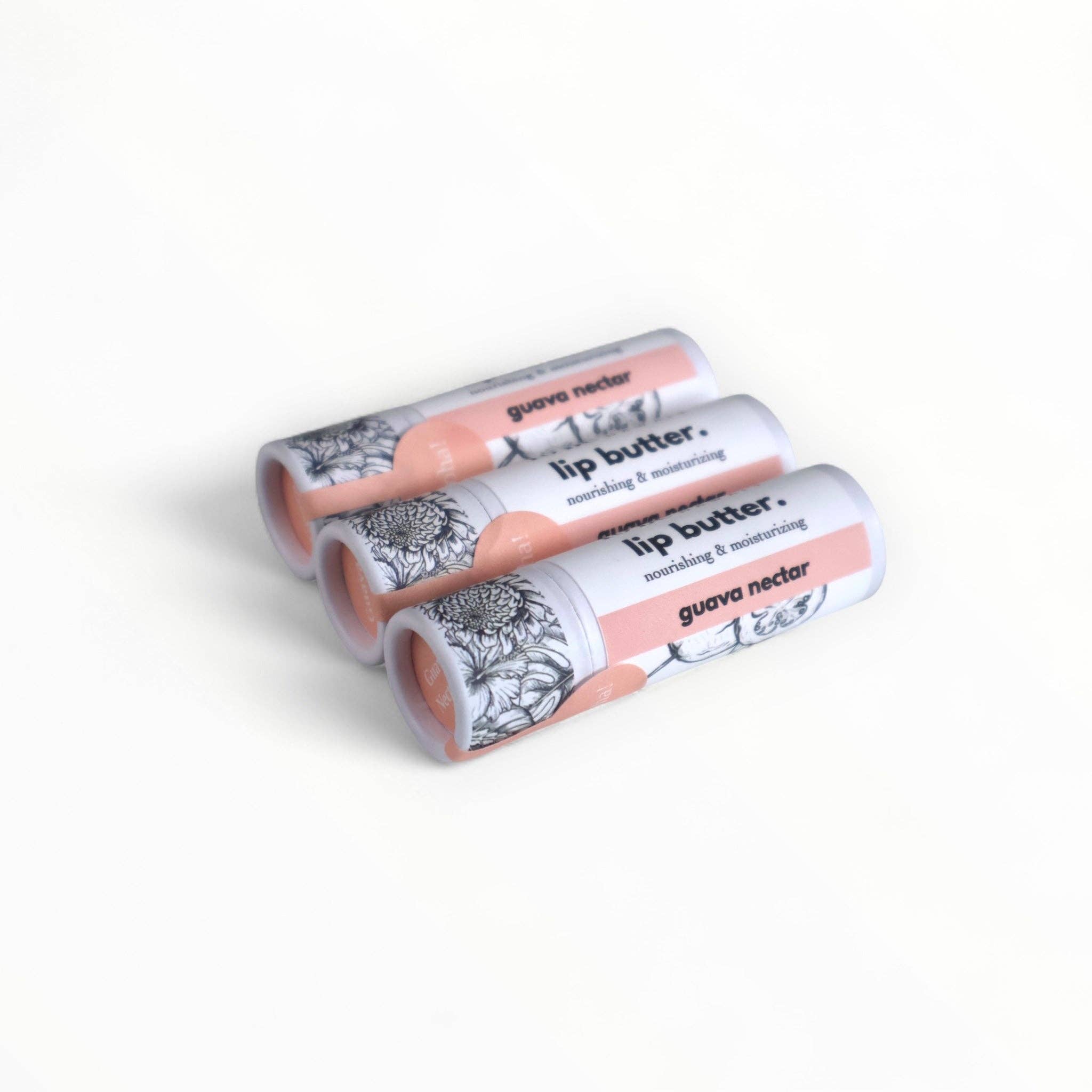 Guava nectar lip butter.