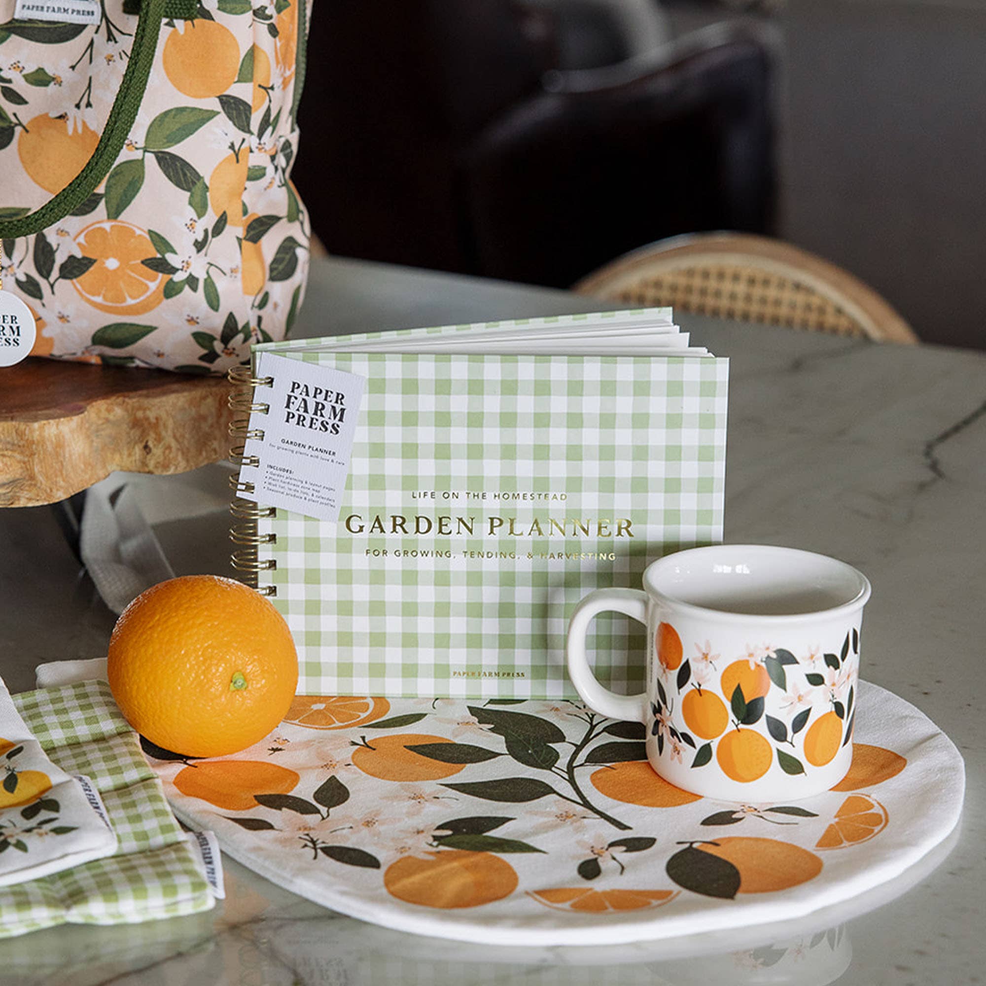 Life On The Homestead Garden Planner - Gingham