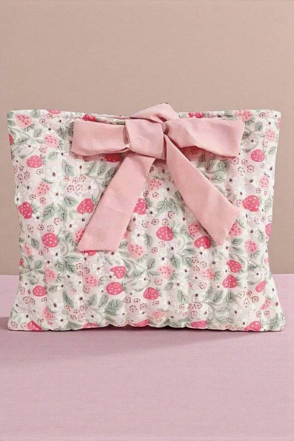 Hannah Strawberry Floral Bible/Book Cover