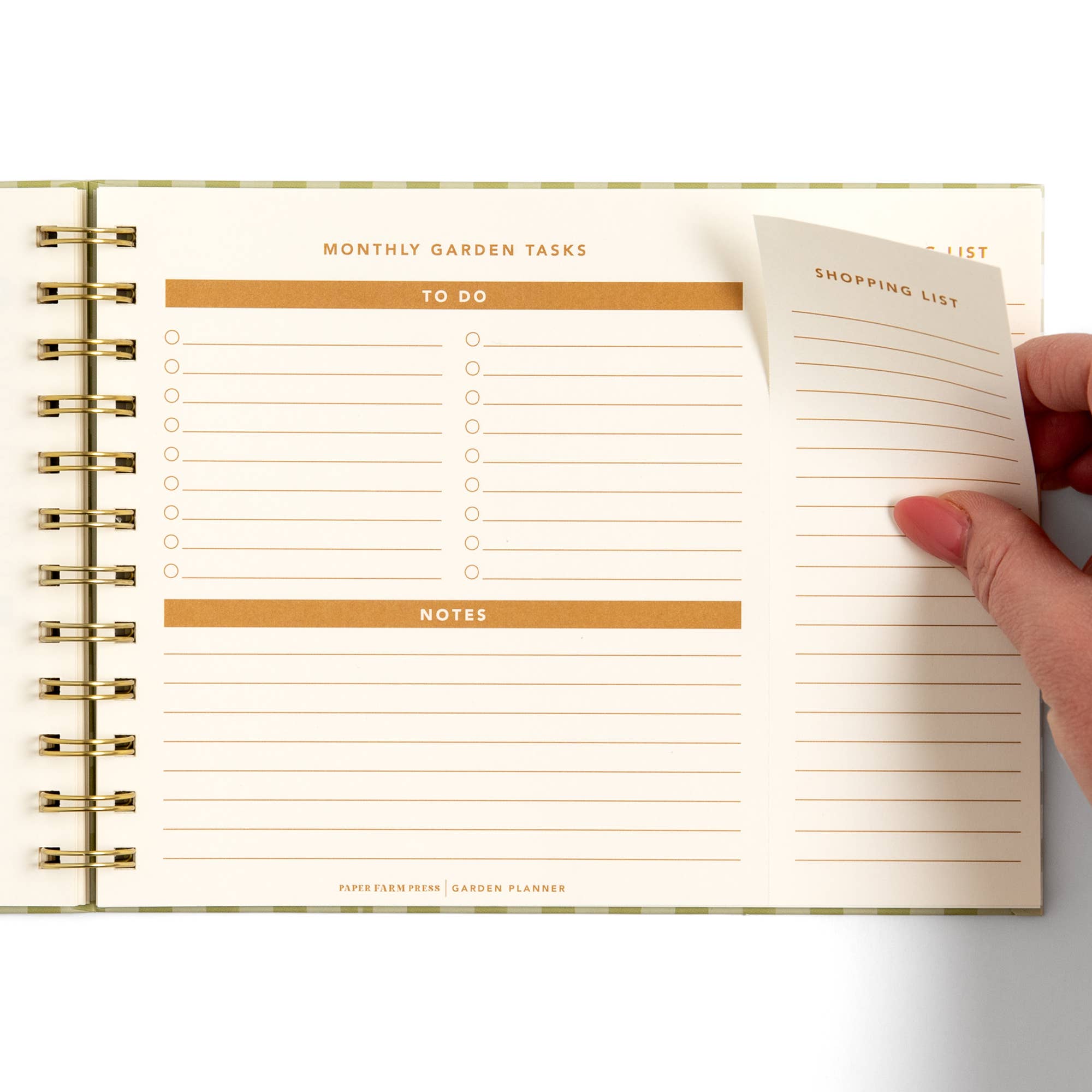 Life On The Homestead Garden Planner - Gingham