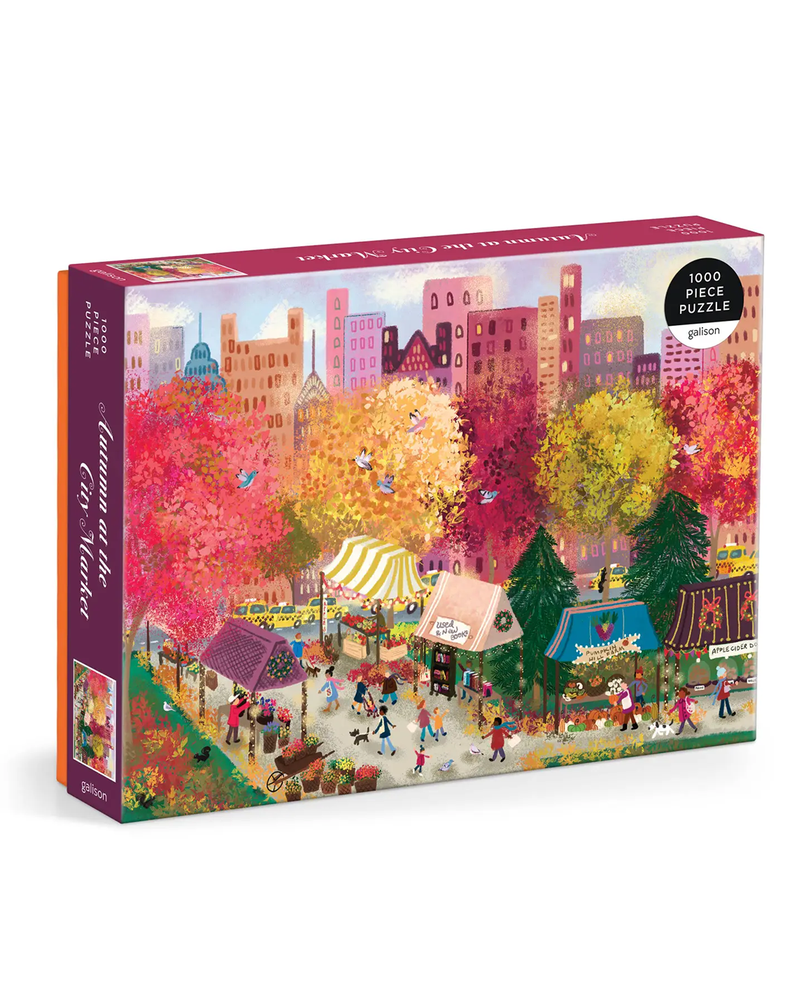 Joy Laforme Autumn At the City Market 1000 Piece Puzzle - Joyful Collective