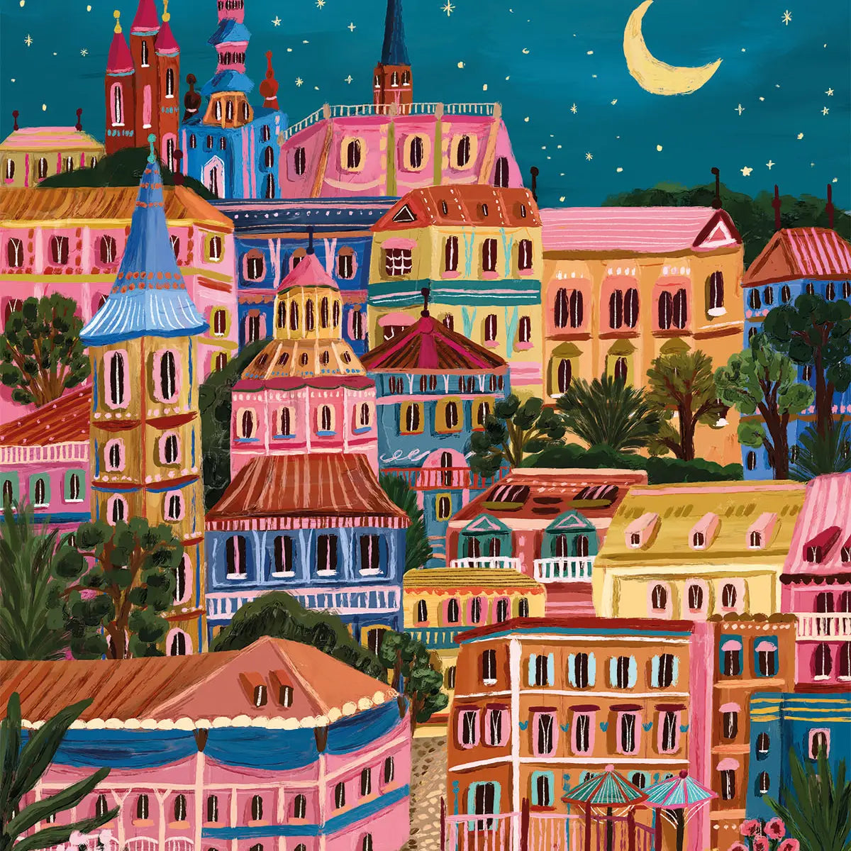Evening in Prague 1000 Piece Jigsaw Puzzle - Joyful Collective