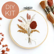 Flowers Bouquet Embroidery Kit - Joyful Collective
