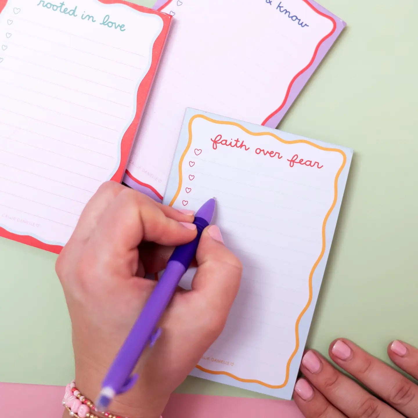 Faith Over Fear Notepad - Joyful Collective
