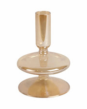 Glass Vintage Novelty Taper Candle Holder - Joyful Collective