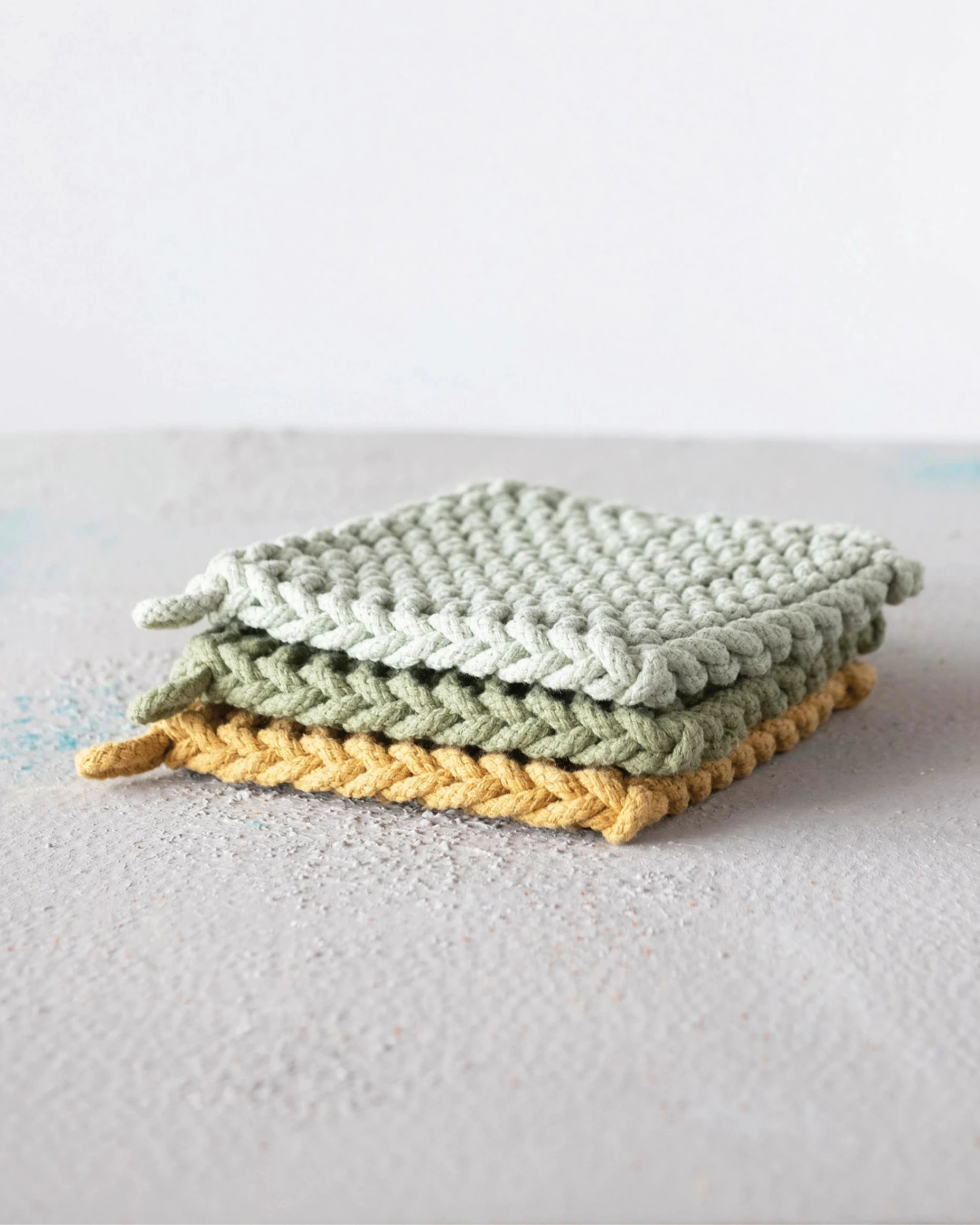 Cotton Crocheted Pot Holder - Joyful Collective