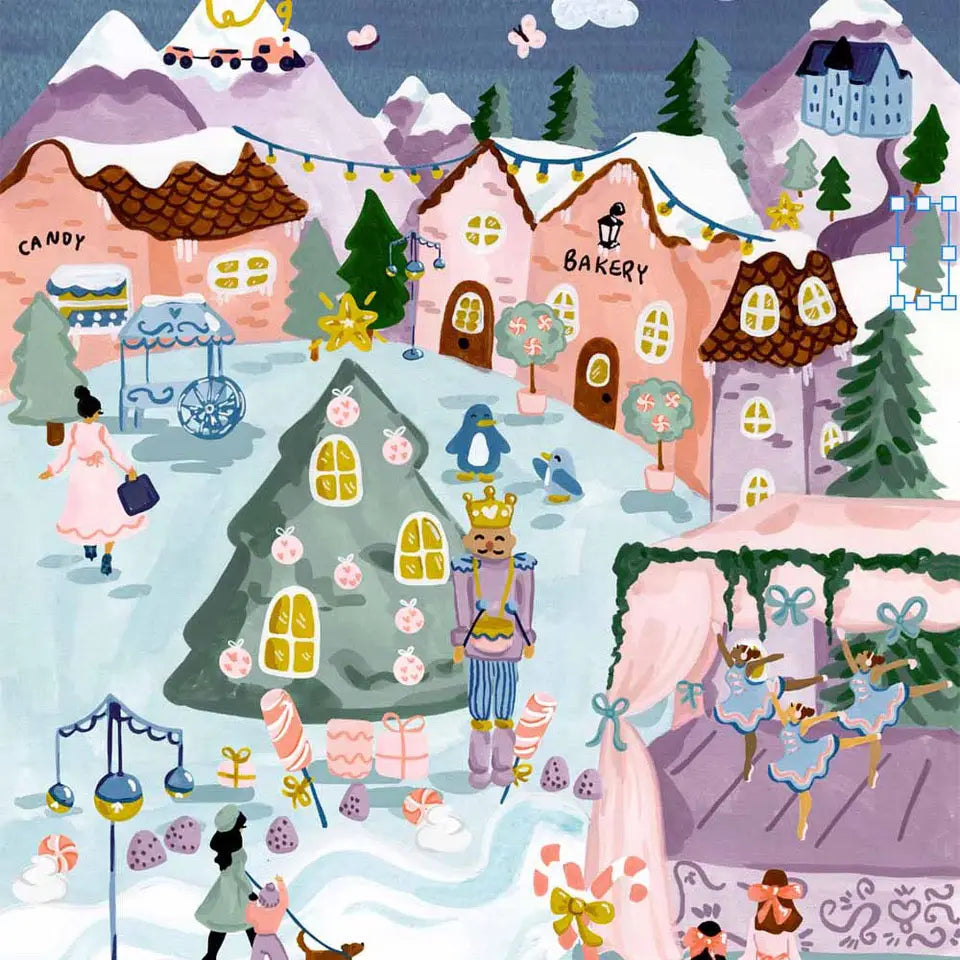 Sugarplum Village Puzzle - Joyful Collective
