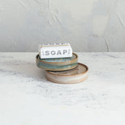 Stoneware Soap Dish w/ Removable Tray - Joyful Collective