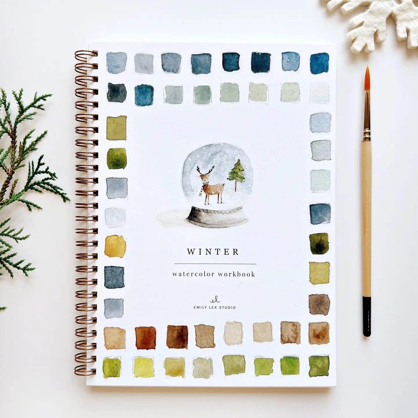 Winter Watercolor Workbook - Joyful Collective