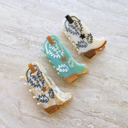 Eco Western Cowboy Boots Hair Claw Clip