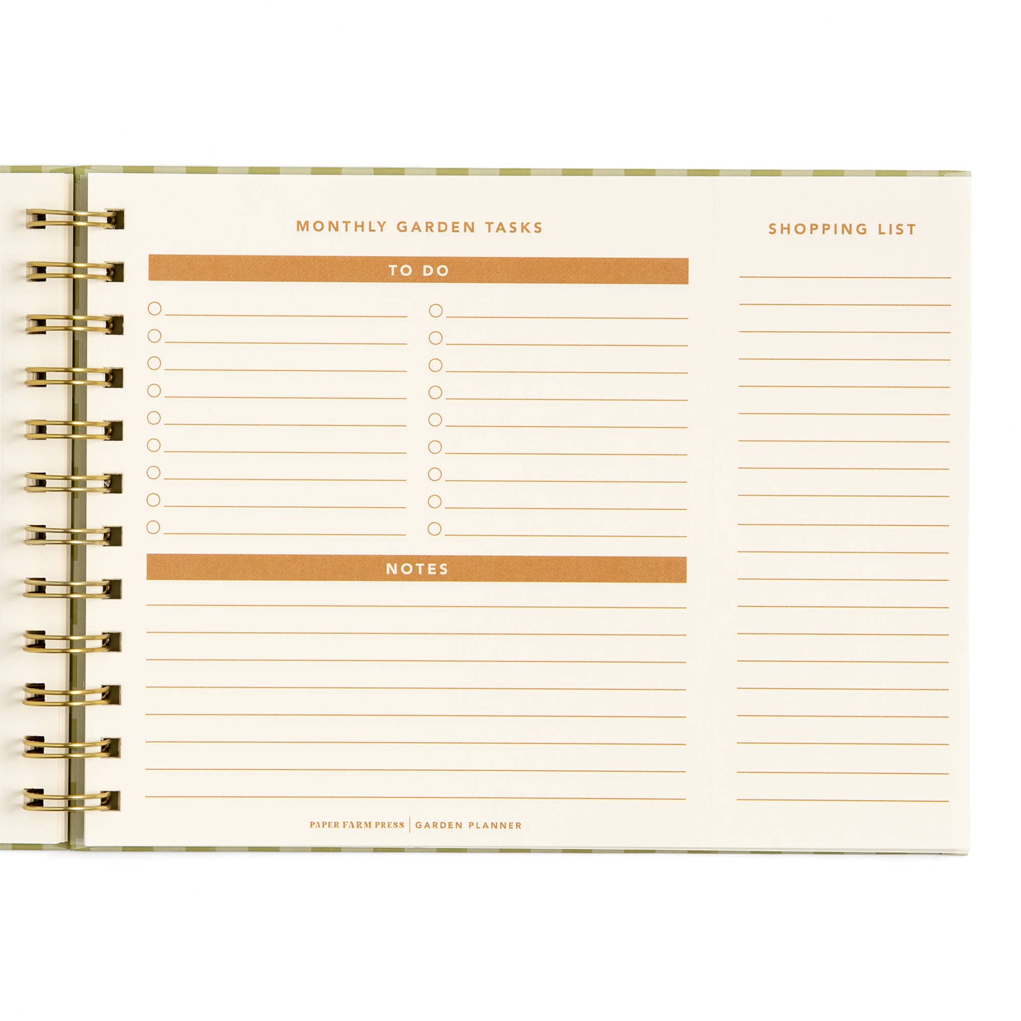 Life On The Homestead Garden Planner - Gingham