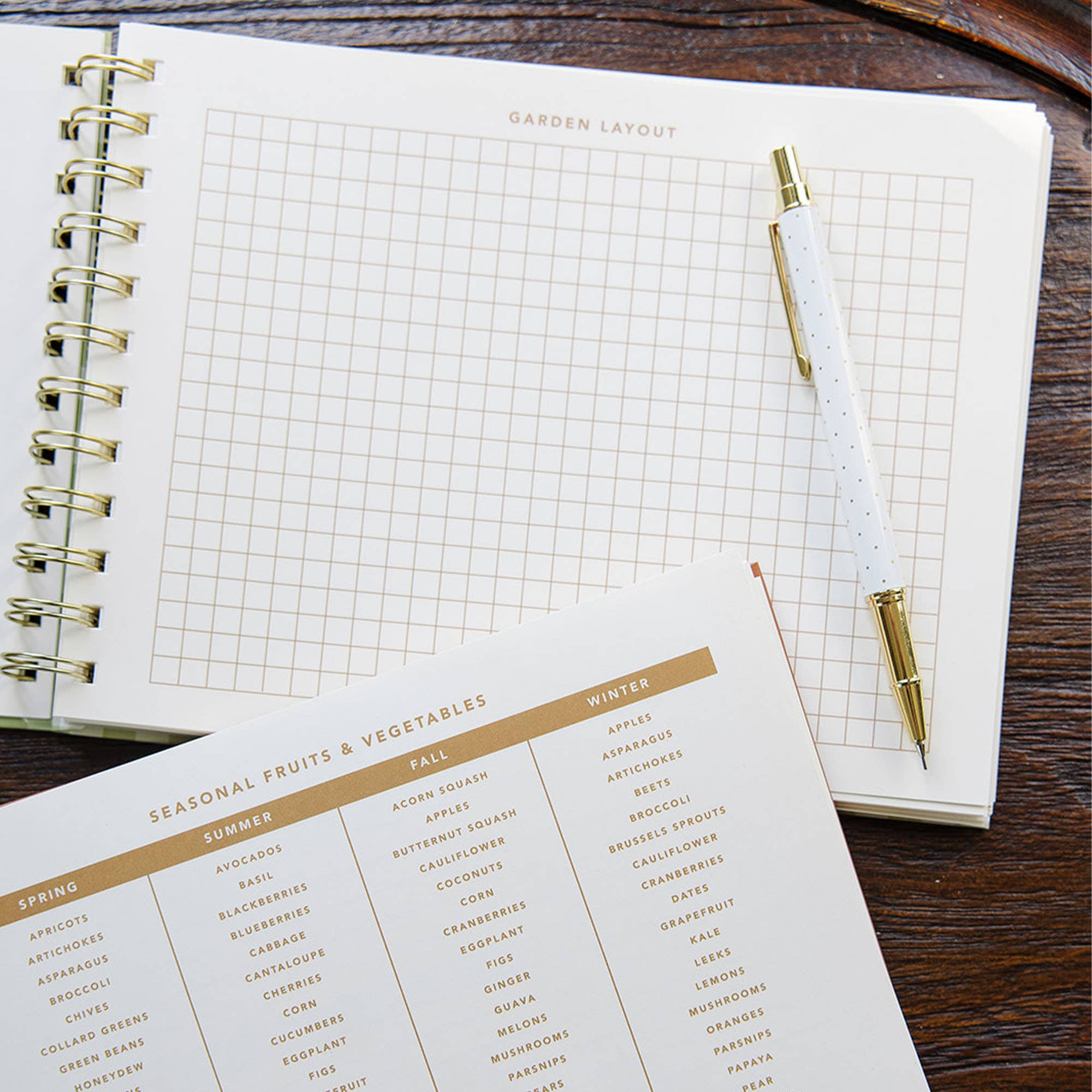 Life On The Homestead Garden Planner - Gingham