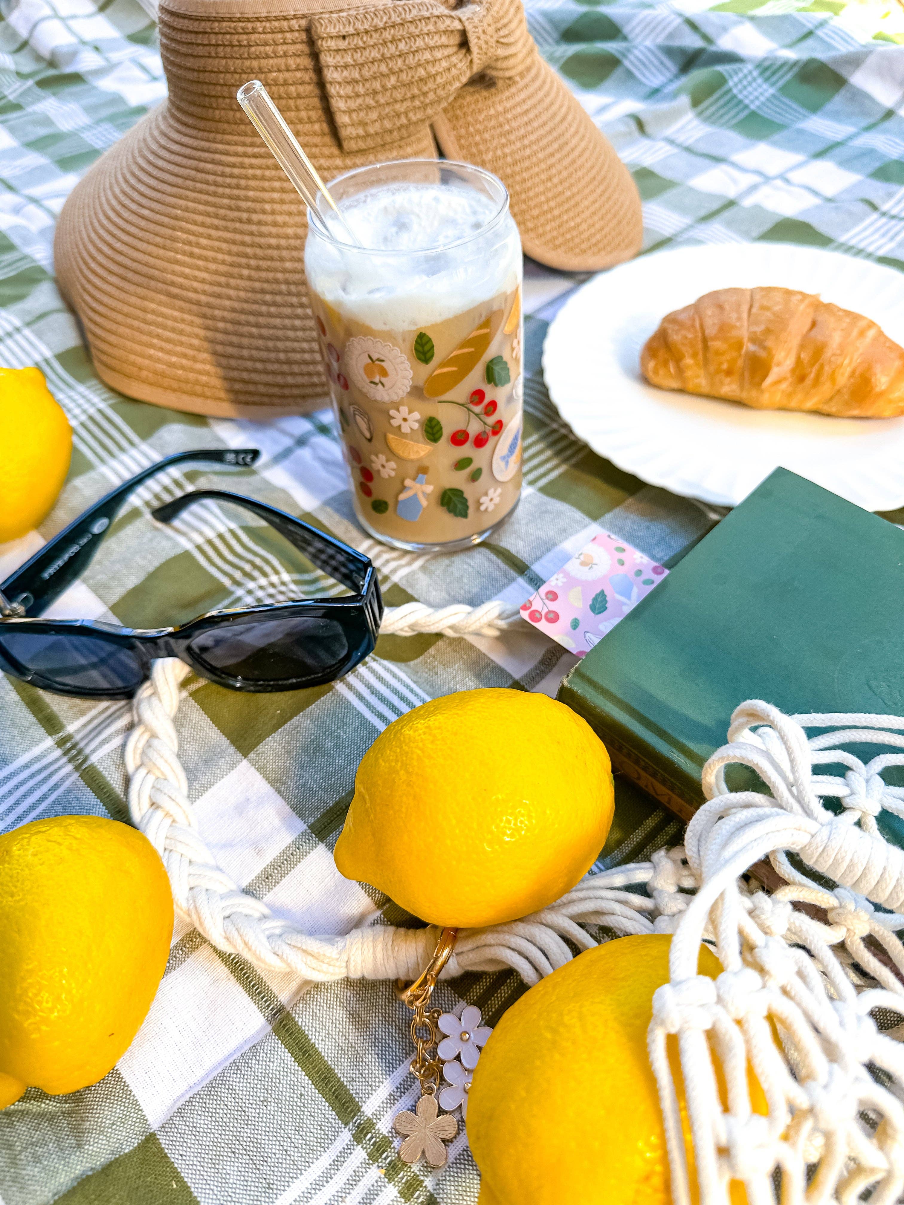 Mediterranean Summer | Libbey Glass Can Iced Coffee Glass